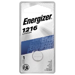 Energizer Lithium CR1216, carte de 1