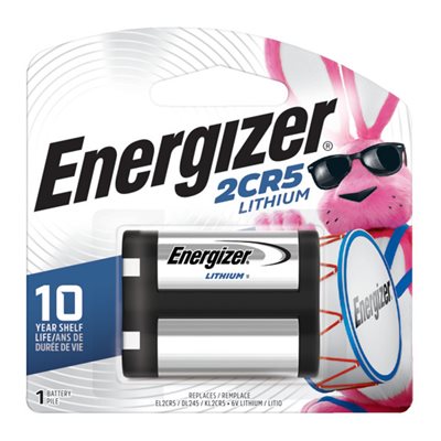 Energizer Lithium 2CR5 card of 1