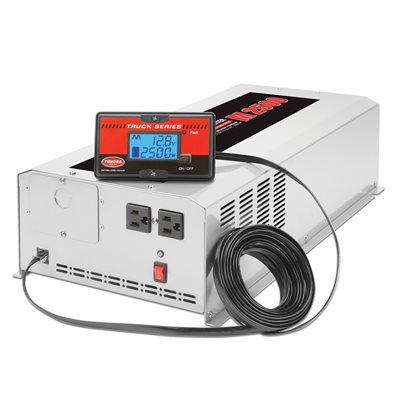 Onduleur Tundra 2500 watts avec télécommande 12 à 120 volts