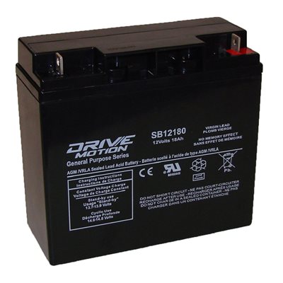 DriveMotion SLA 12 volts 18Ah Term. B