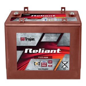 Trojan Reliant AGM T1275 6 Volts, 150 Ah