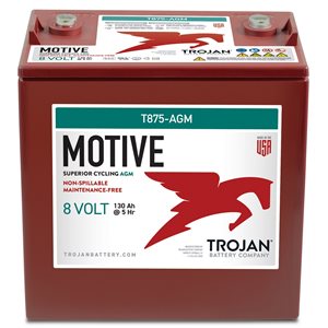 Trojan Reliant AGM T875 8 Volts, 160Ah