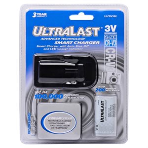 CR-V3 Rechargeable + Chargeur AC & Adapter